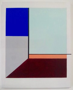 41 x 51 cm acrylic, tape on canvas NFS